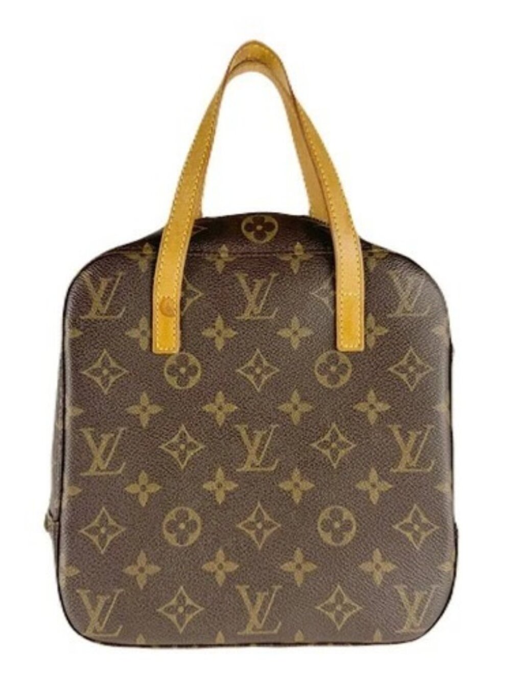 Auth LOUIS VUITTON Monogram Spontini Handbag Shoulder Bag Brown M47500 - z8633